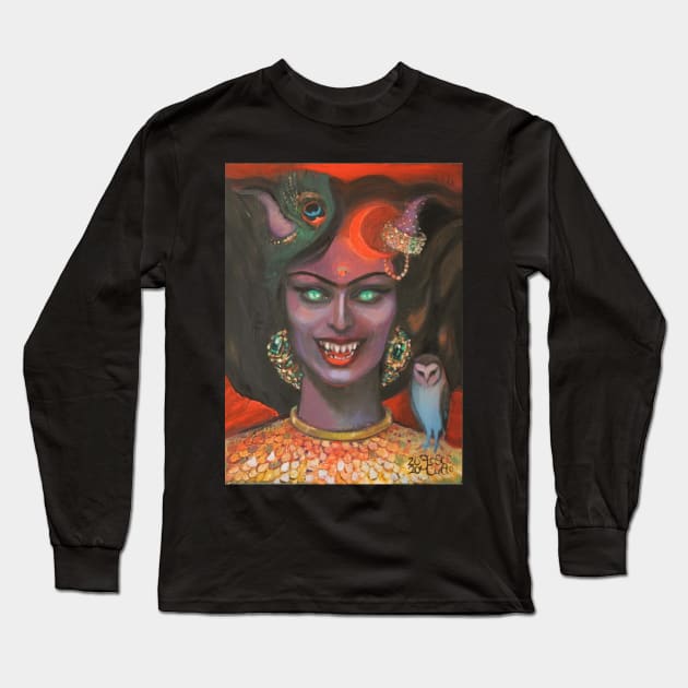 Lilith`s Laughter Long Sleeve T-Shirt by Fosco-Culto